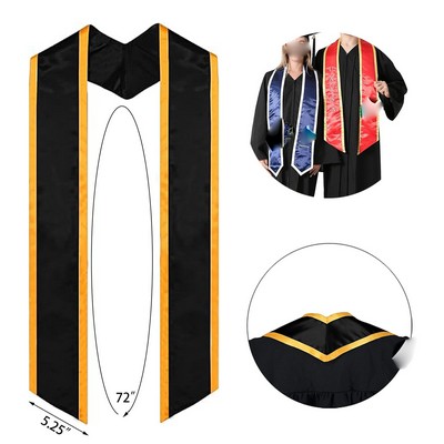 Adult 72" Long Plain Graduation Honor
