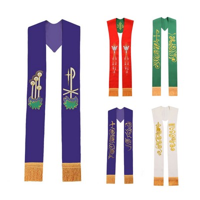 Religion Graduation Stole Sash with Trim