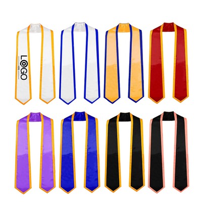 Plain Graduation Honor Stole 72"